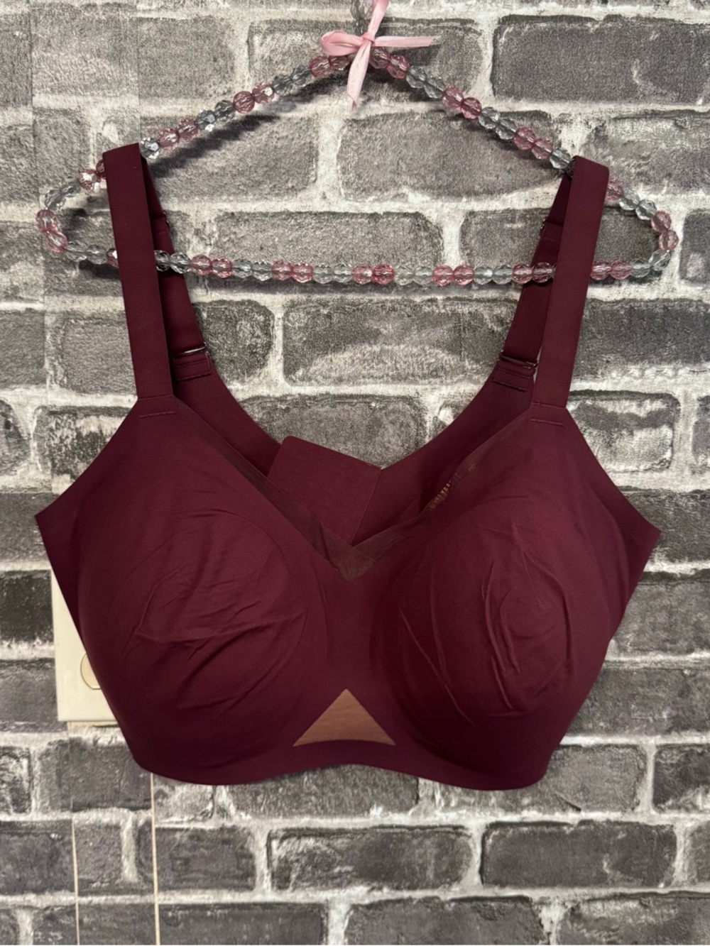 Honeylove bra maroon mesh XL++